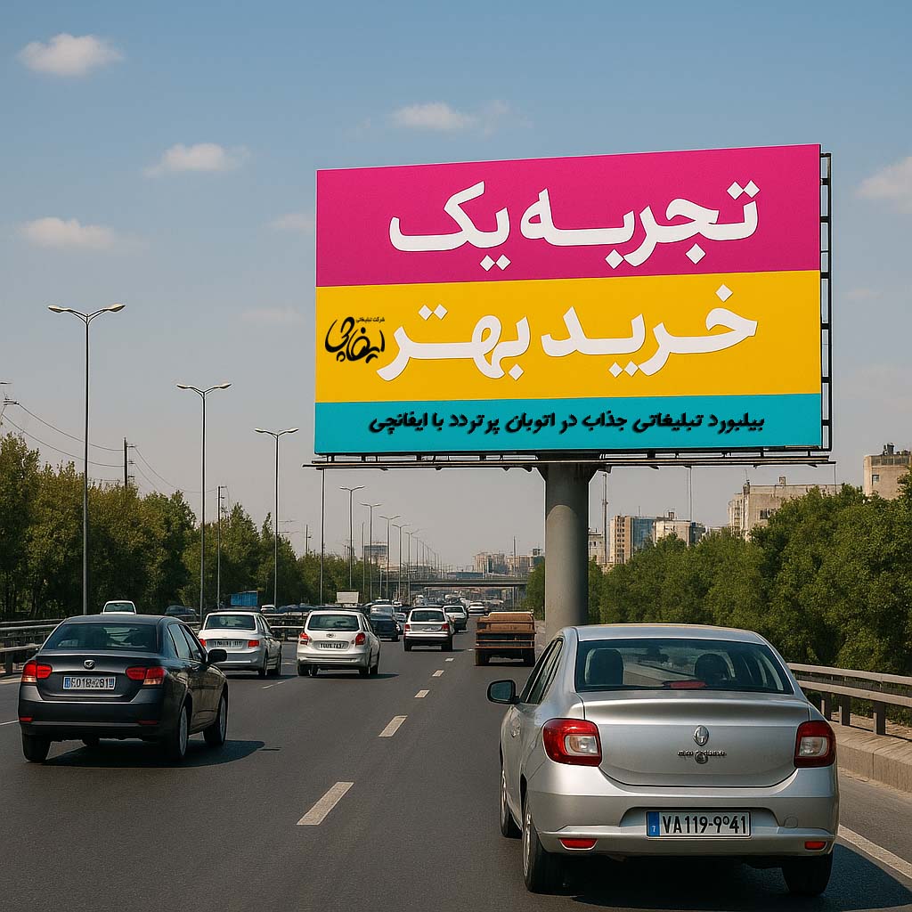 طراحی بیلبورد تبلیغاتی جذاب